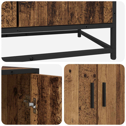 Sideboard Old Wood 134 x 35 x 76 cm Engineered Wood