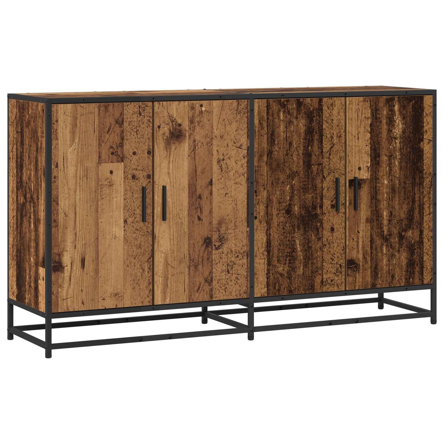 Sideboard Old Wood 134 x 35 x 76 cm Engineered Wood