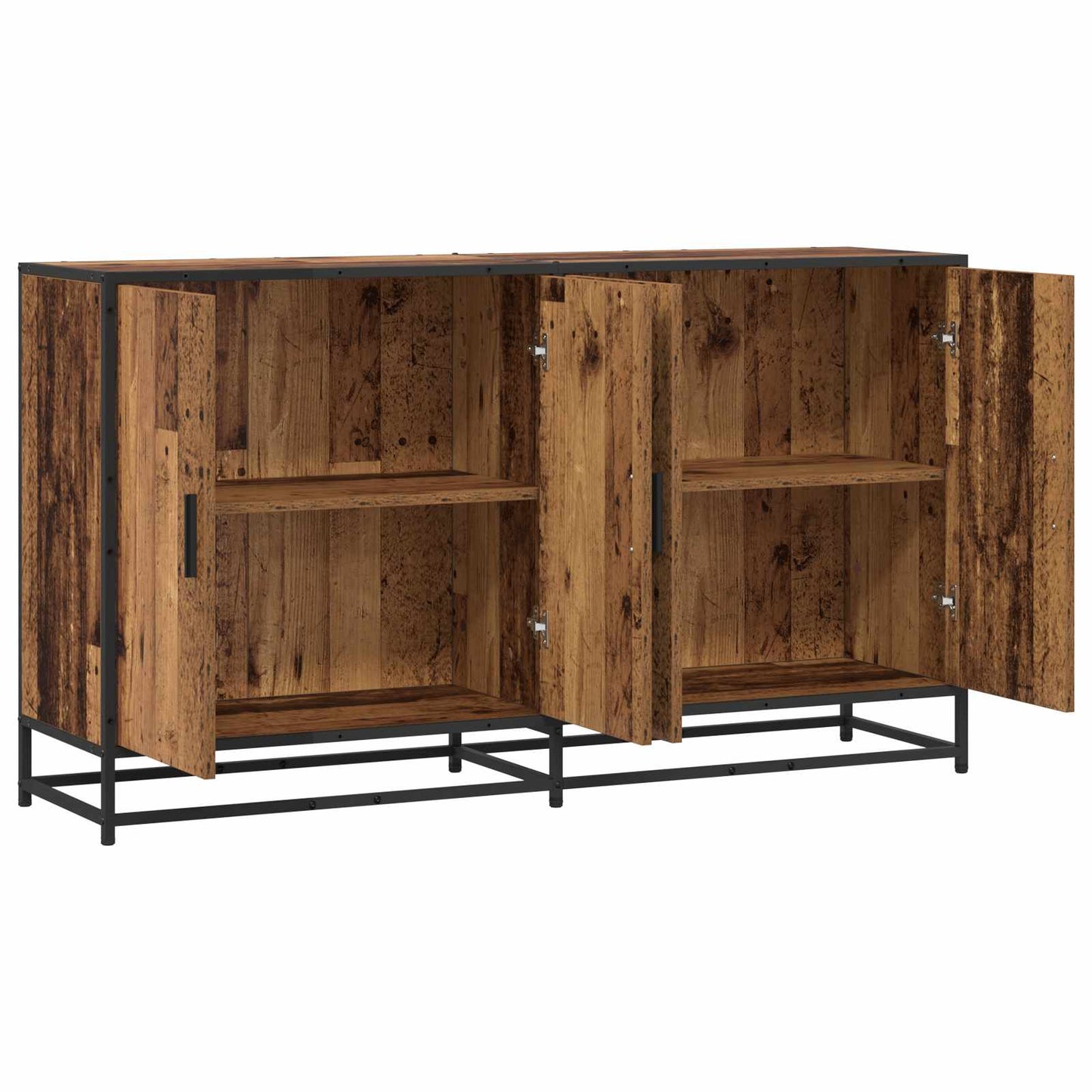 Sideboard Old Wood 134 x 35 x 76 cm Engineered Wood