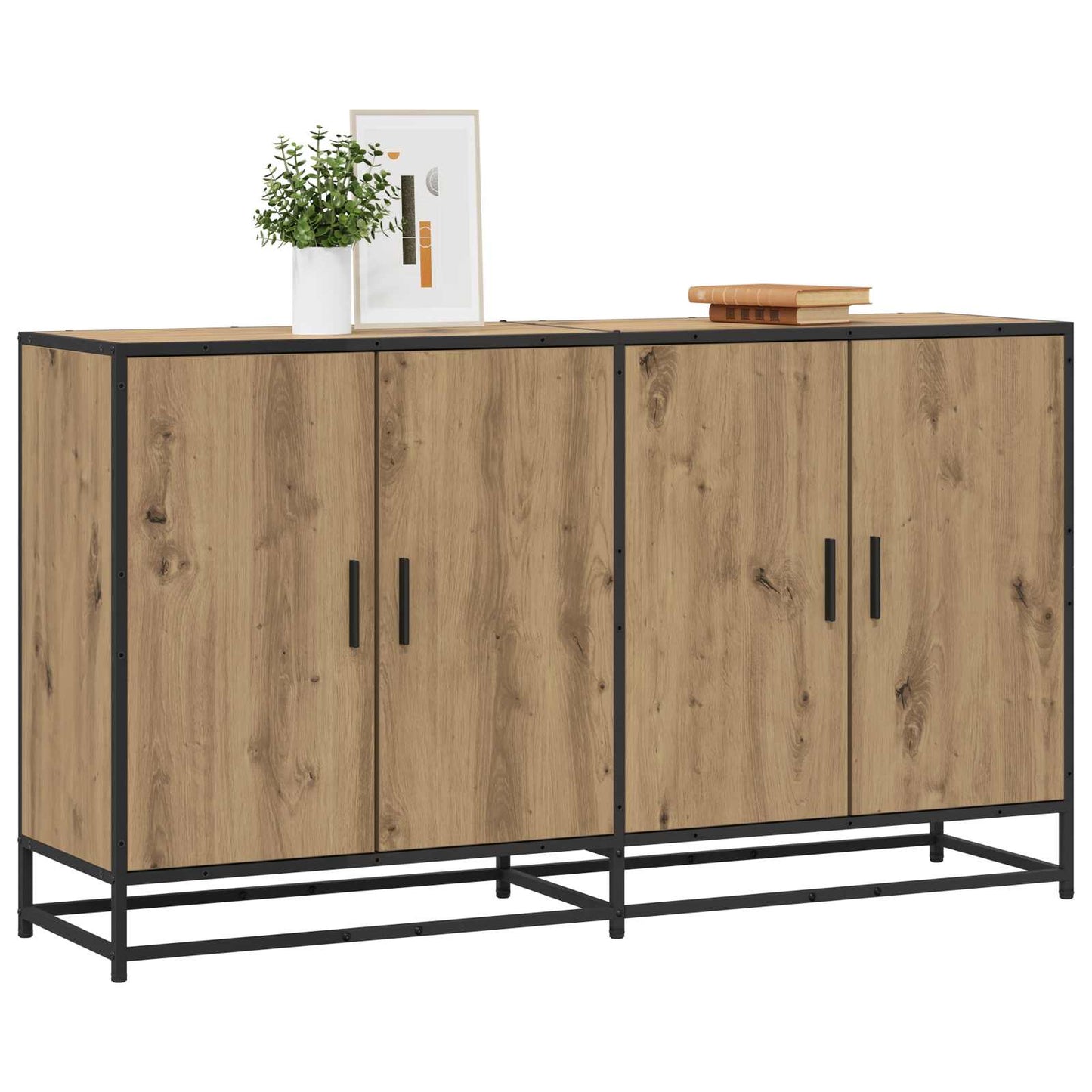 Sideboard Artisan Oak 134 x 35 x 76 cm Engineered Wood