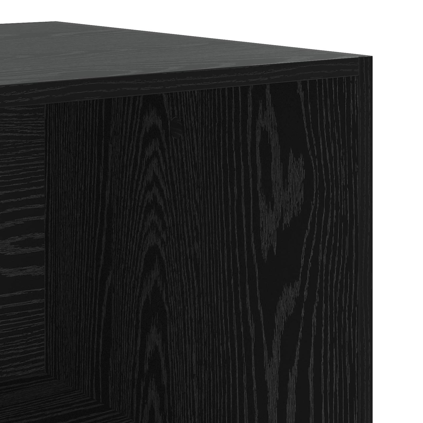 Wardrobe with Shelf Black oak 100 x 50 x 200 cm Engineered Wood