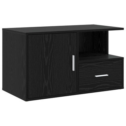 Corner Cabinet Black Oak 200 x 40 x 45 cm Engineered Wood