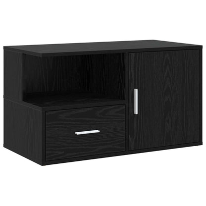 Corner Cabinet Black Oak 200 x 40 x 45 cm Engineered Wood