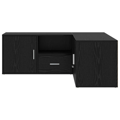 Corner Cabinet Black Oak 200 x 40 x 45 cm Engineered Wood