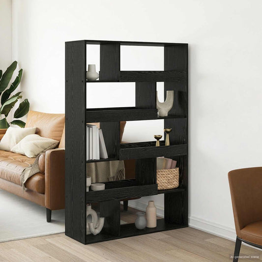 Book Shelf Black oak 100 x 33 x 156.5 cm Engineered Wood