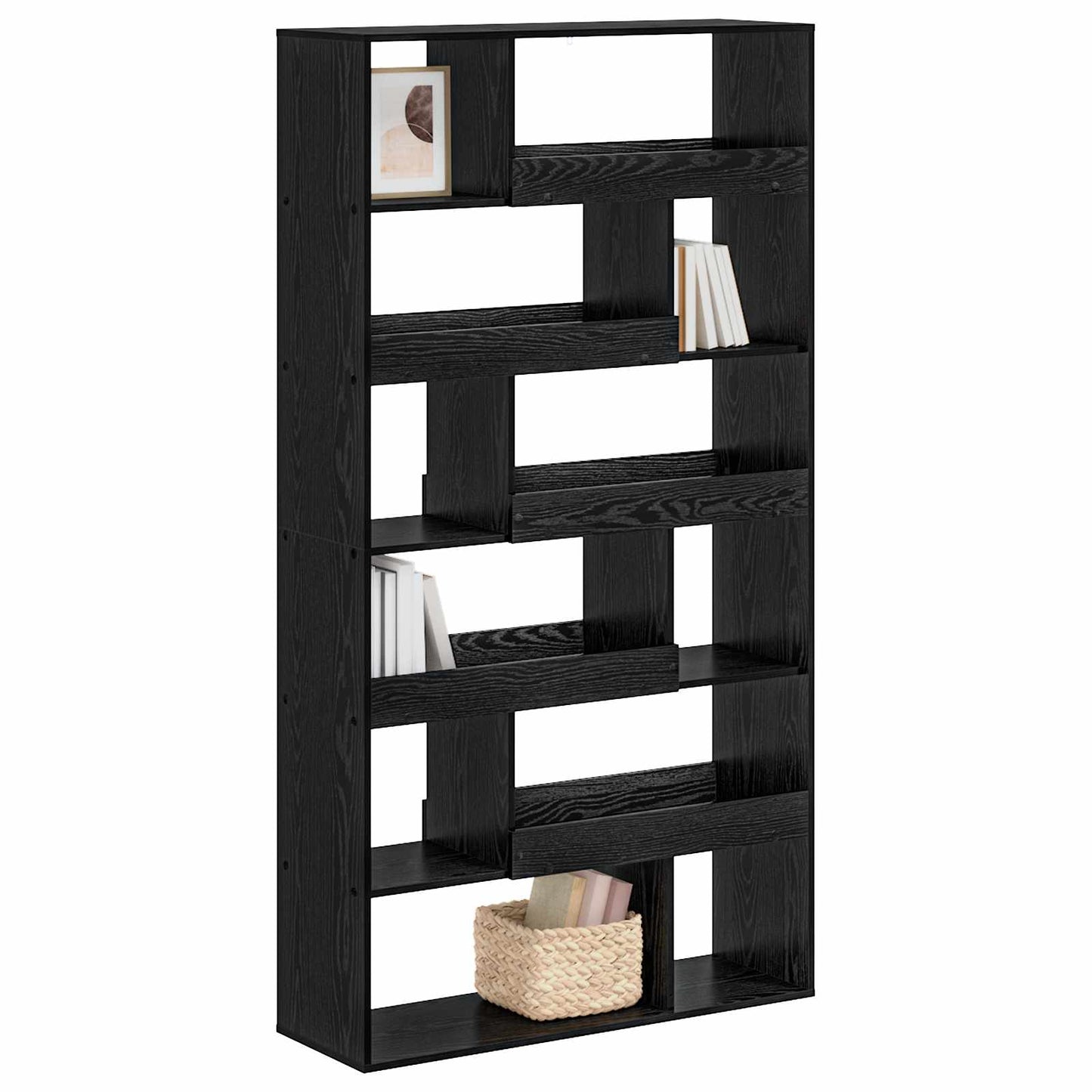 Book Shelf Black oak 100 x 33 x 156.5 cm Engineered Wood