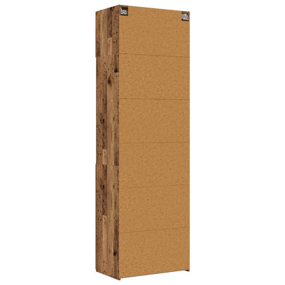 Storage Cabinet with Shelves Old Wood 70 x 42.5 x 225 cm