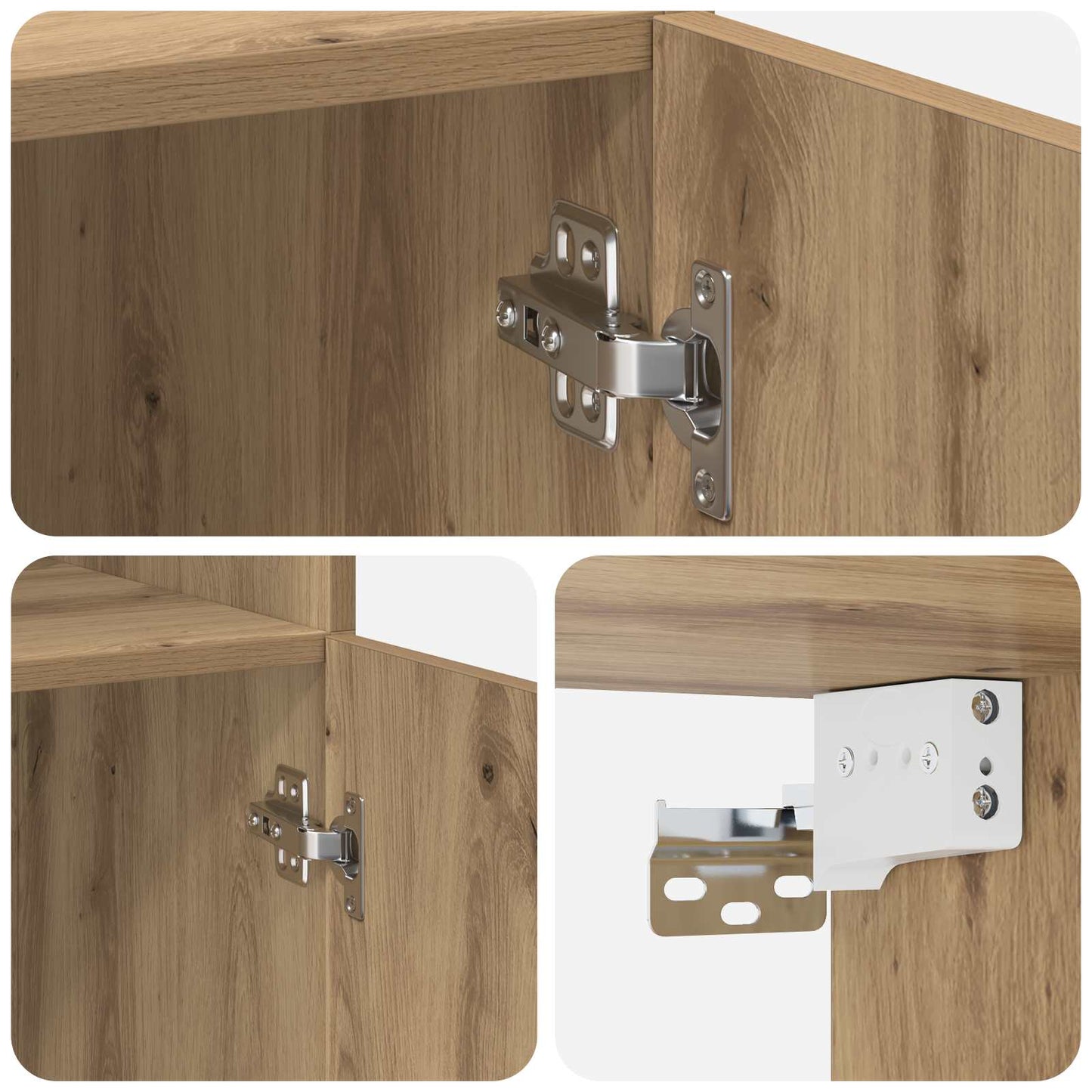 Storage Cabinet with Shelves Artisan Oak 70 x 42.5 x 225 cm