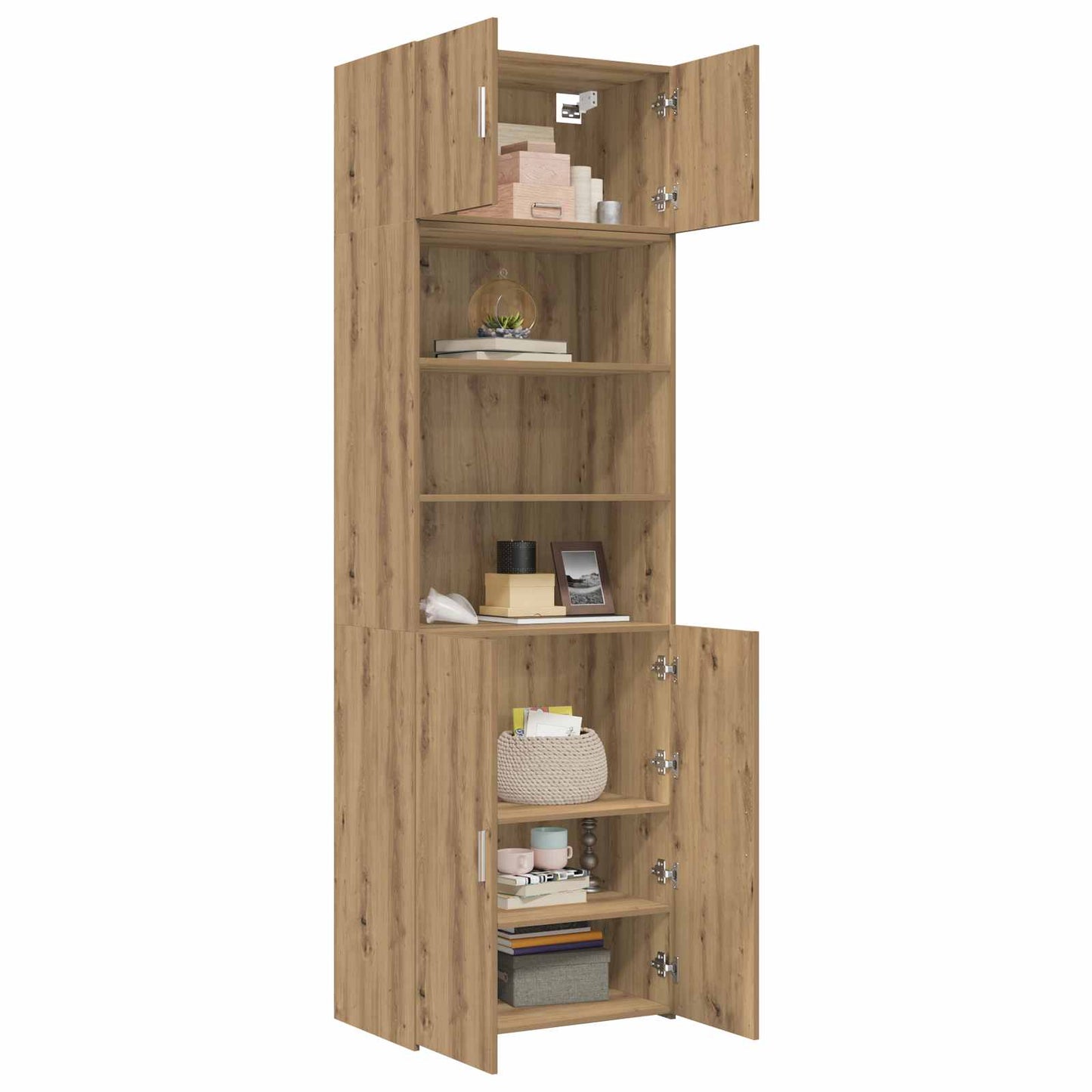 Storage Cabinet with Shelves Artisan Oak 70 x 42.5 x 225 cm