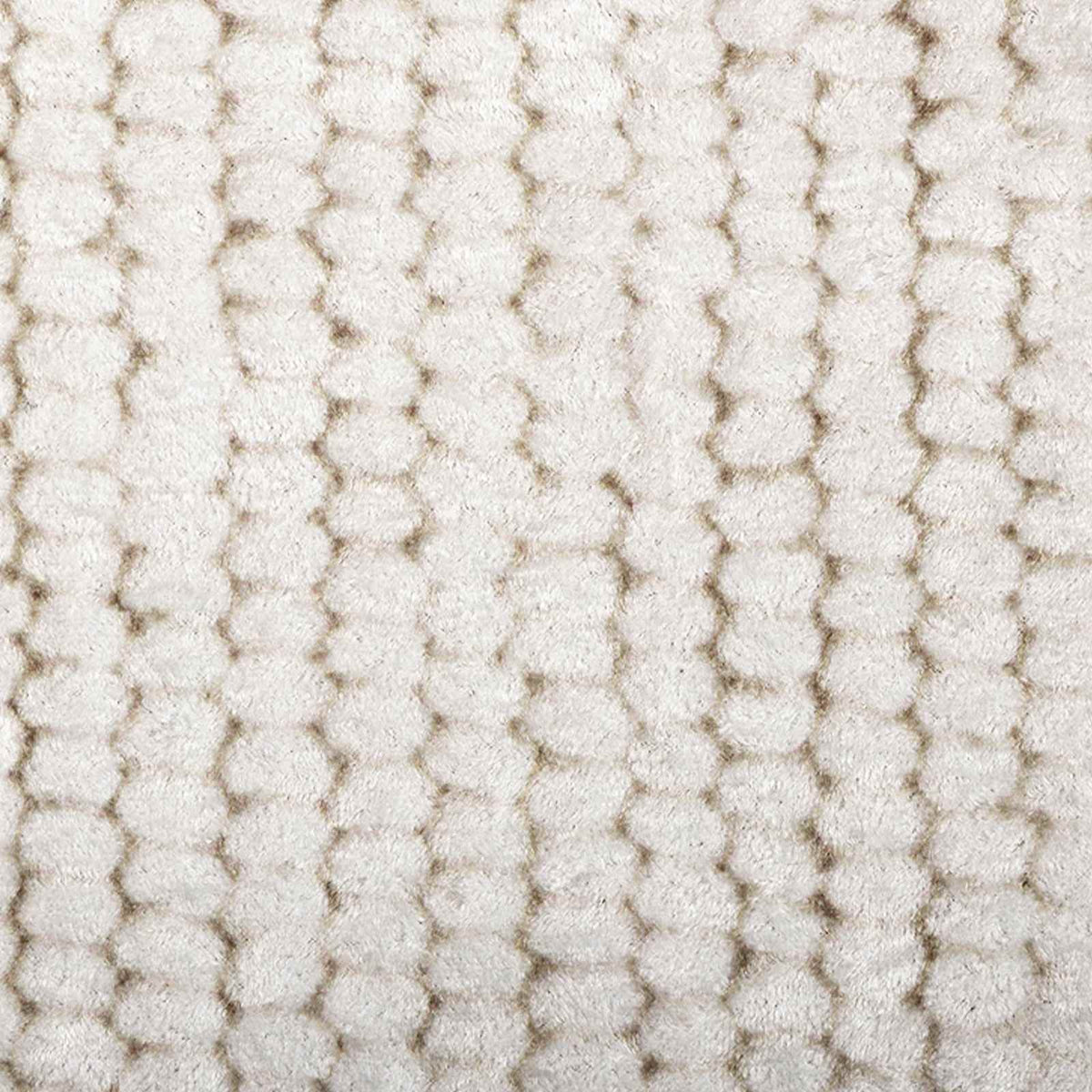 Rug Cream 100 x 300 cm 100% Polyester 3 mm Washable