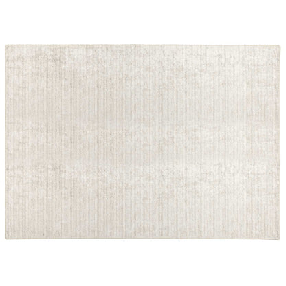 Rug Cream 160 x 230 cm 100% Polyester 3 mm Washable