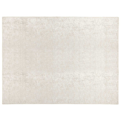 Rug Cream 300 x 400 cm 100% Polyester 3 mm Washable