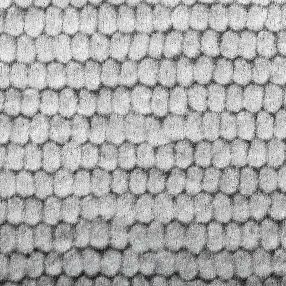 Rug Grey 80 x 400 cm 100% Polyester 3 mm Washable