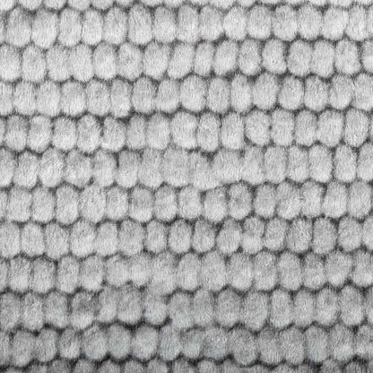Rug Grey 100 x 300 cm 100% Polyester 3 mm Washable