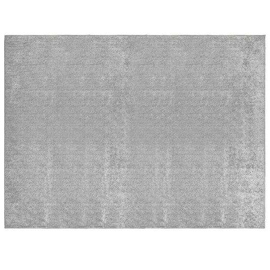 Rug Grey 300 x 400 cm 100% Polyester 3 mm Washable