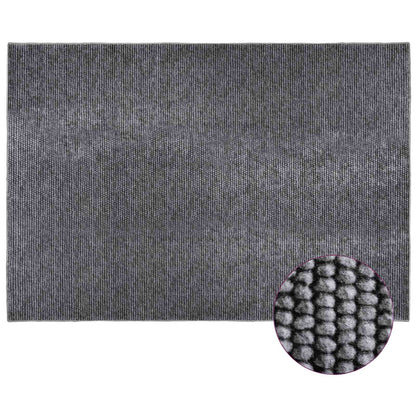 Rug Anthracite 160 x 230 cm 100% Polyester 3 mm Washable