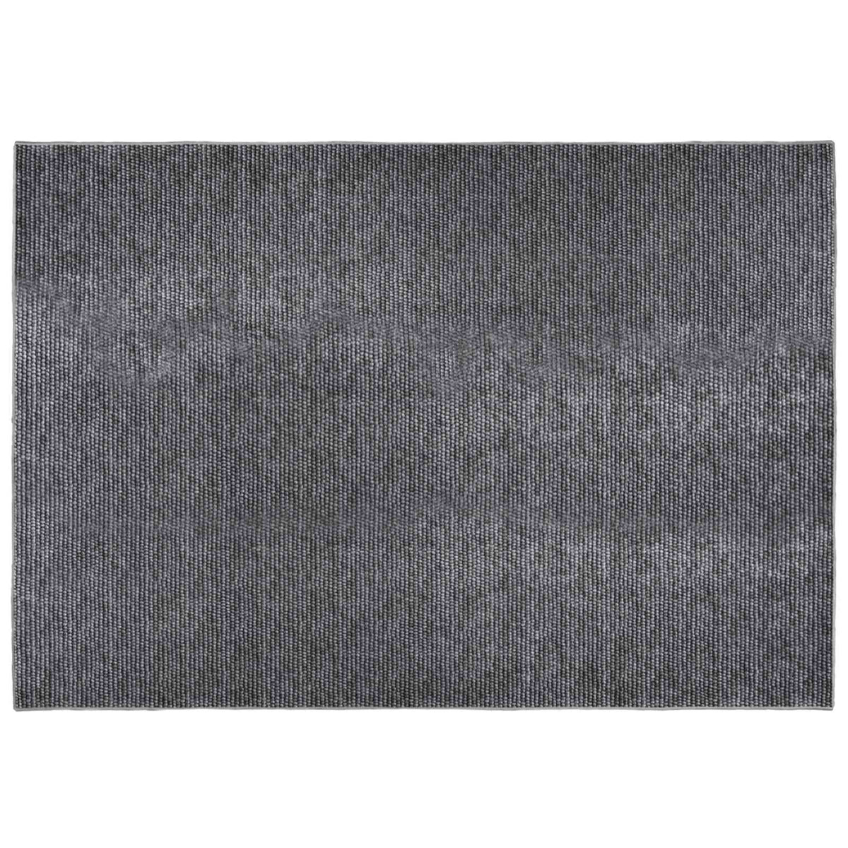 Rug Anthracite 190 x 300 cm 100% Polyester 3 mm Washable