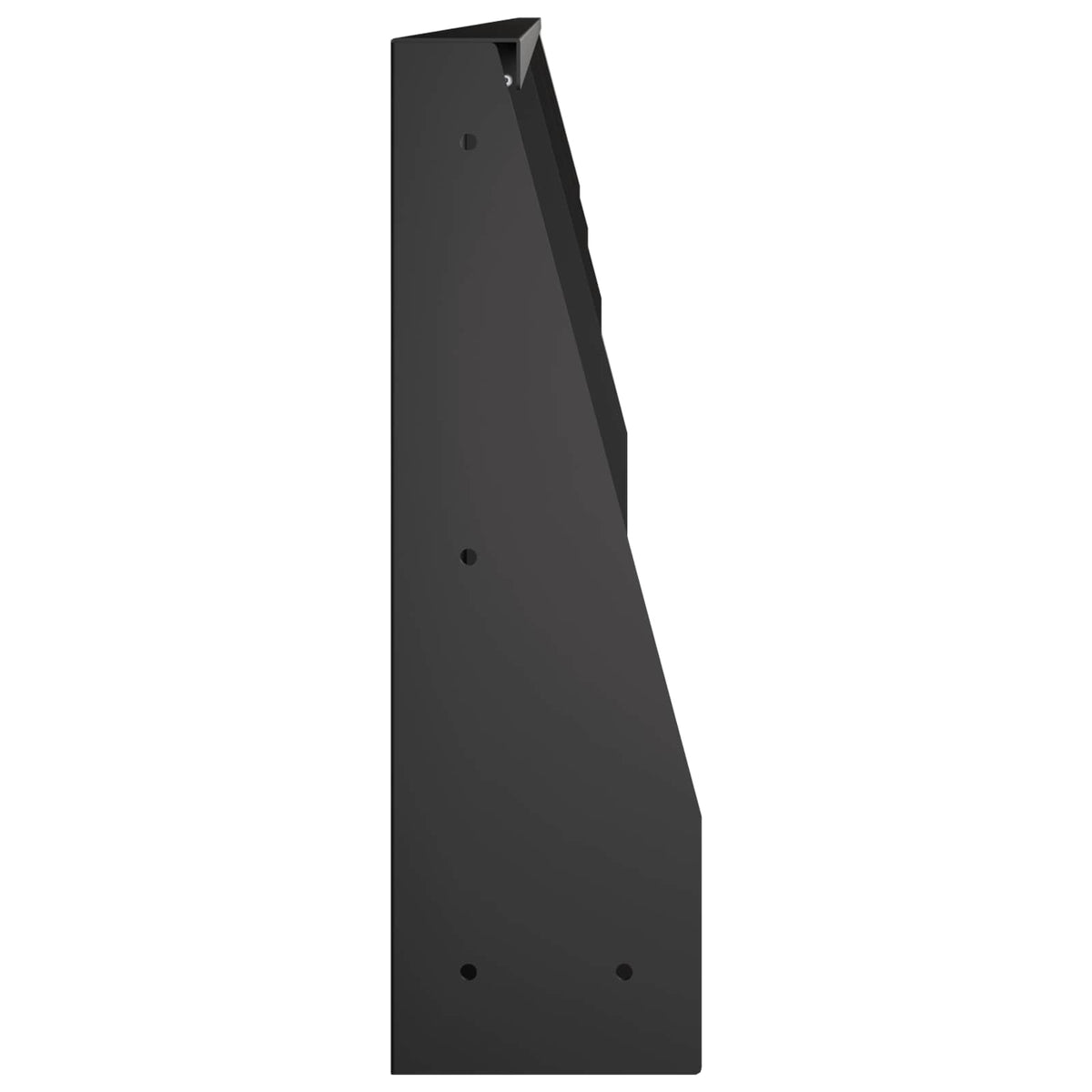 Retaining Wall 4 pcs 100 x 12 x 30 cm Steel Black