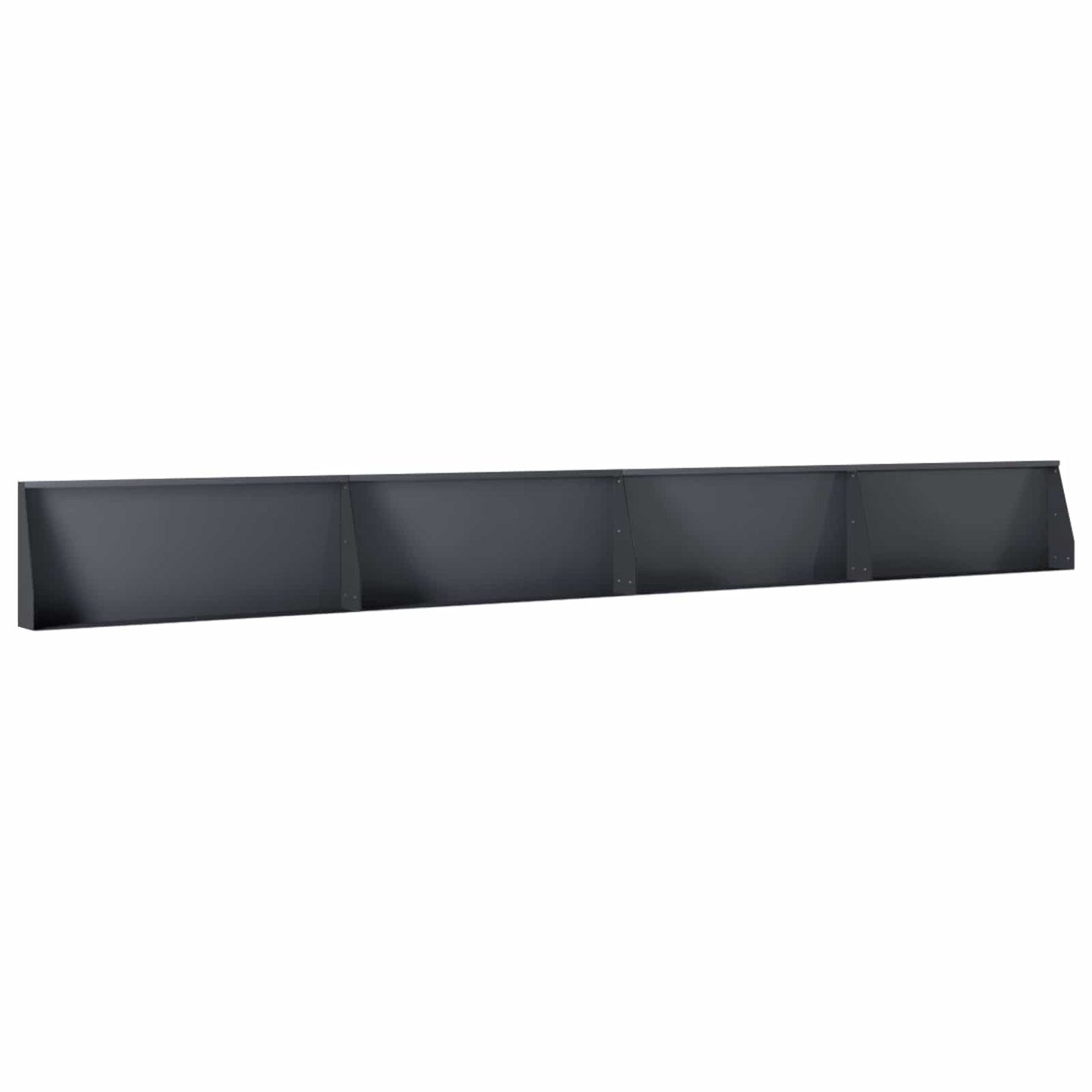 Retaining Wall 4 pcs 100 x 12 x 30 cm Steel Anthracite