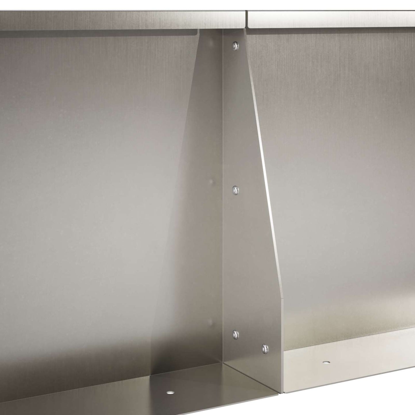 Retaining Wall 4 pcs 100 x 12 x 30 cm Stainless Steel Silver