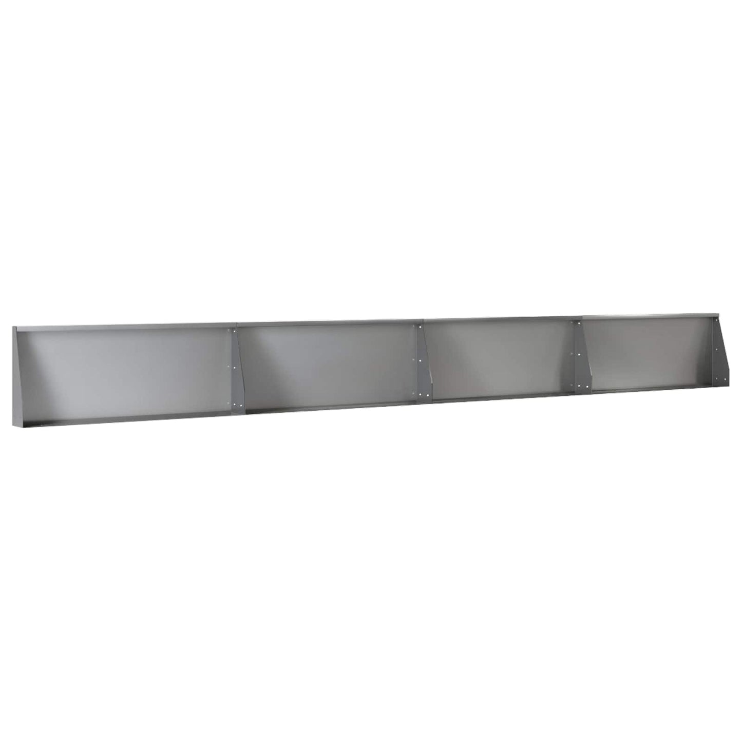 Retaining Wall 4 pcs 100 x 12 x 30 cm Galvanised Steel Silver