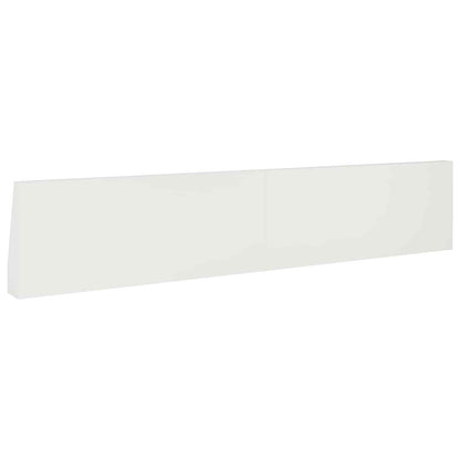 Retaining Wall 4 pcs 100 x 12 x 50 cm Steel White