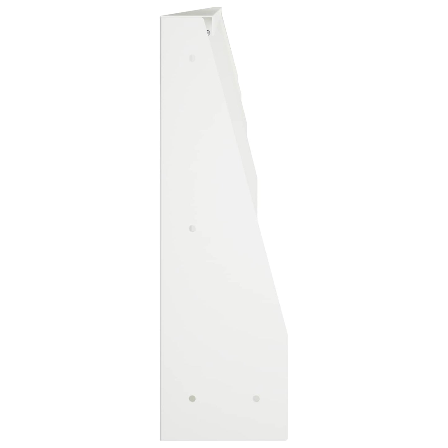 Retaining Wall 4 pcs 100 x 12 x 50 cm Steel White