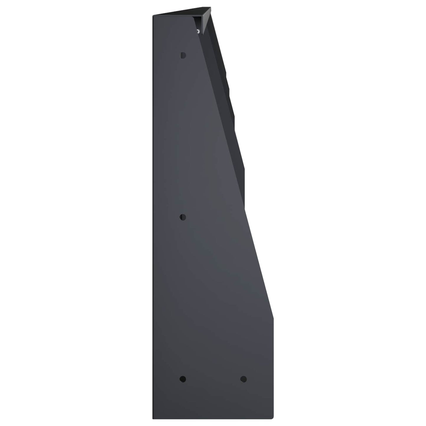 Retaining Wall 4 pcs 100 x 12 x 50 cm Steel Anthracite
