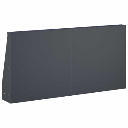 Retaining Wall 4 pcs 40 x 12 x 50 cm Steel Anthracite