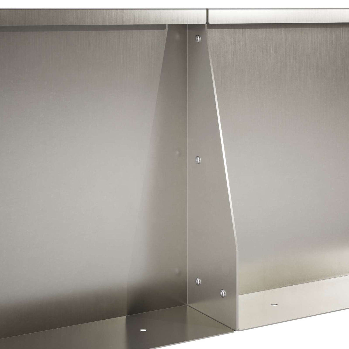 Retaining Wall 4 pcs 60 x 12 x 30 cm Stainless Steel Silver