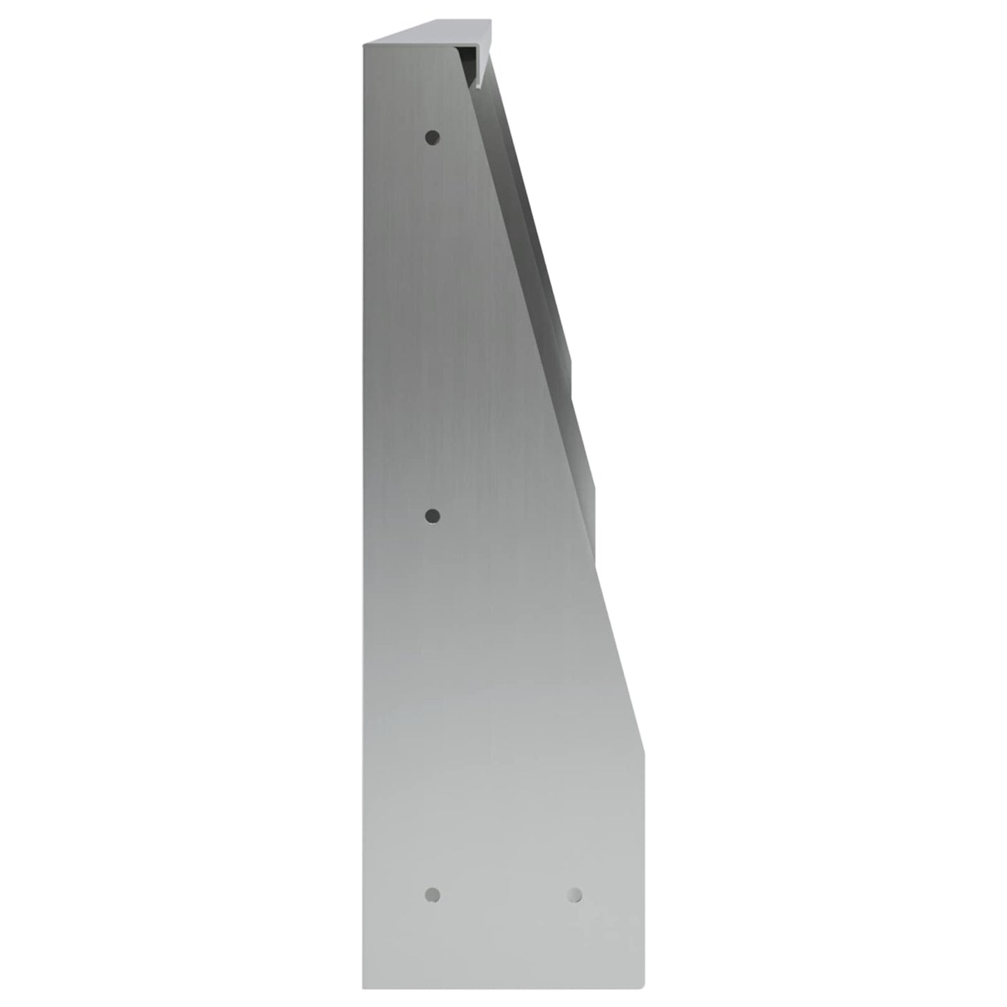 Retaining Wall 4 pcs 60 x 12 x 30 cm Galvanised Steel Silver