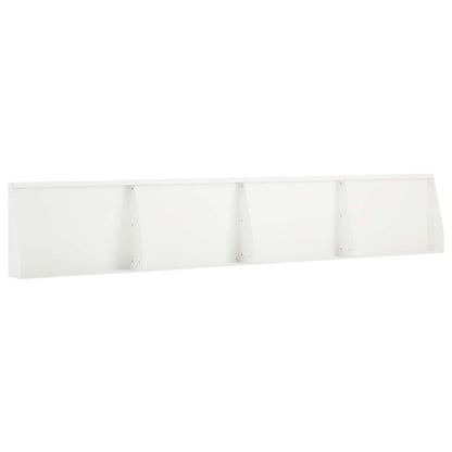 Retaining Wall 4 pcs 60 x 12 x 50 cm Steel White