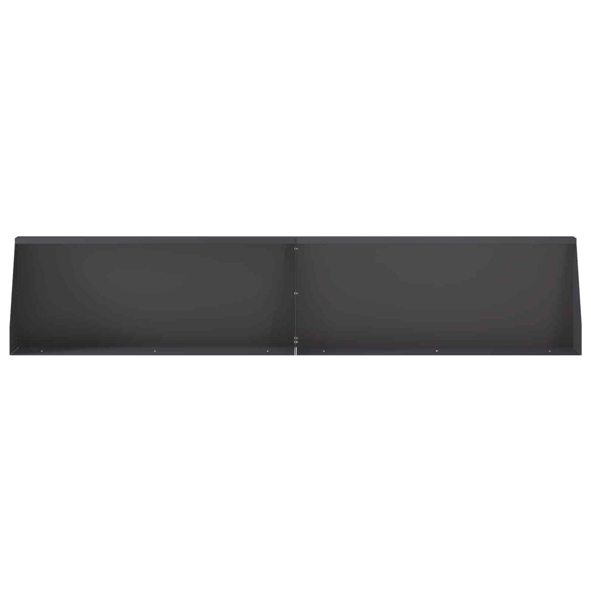 Retaining Wall 6 pcs 100 x 12 x 30 cm Steel Black