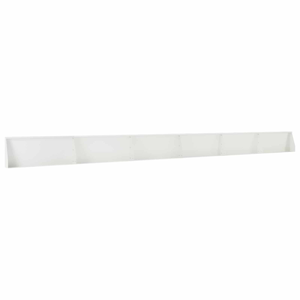 Retaining Wall 6 pcs 100 x 12 x 30 cm Steel White