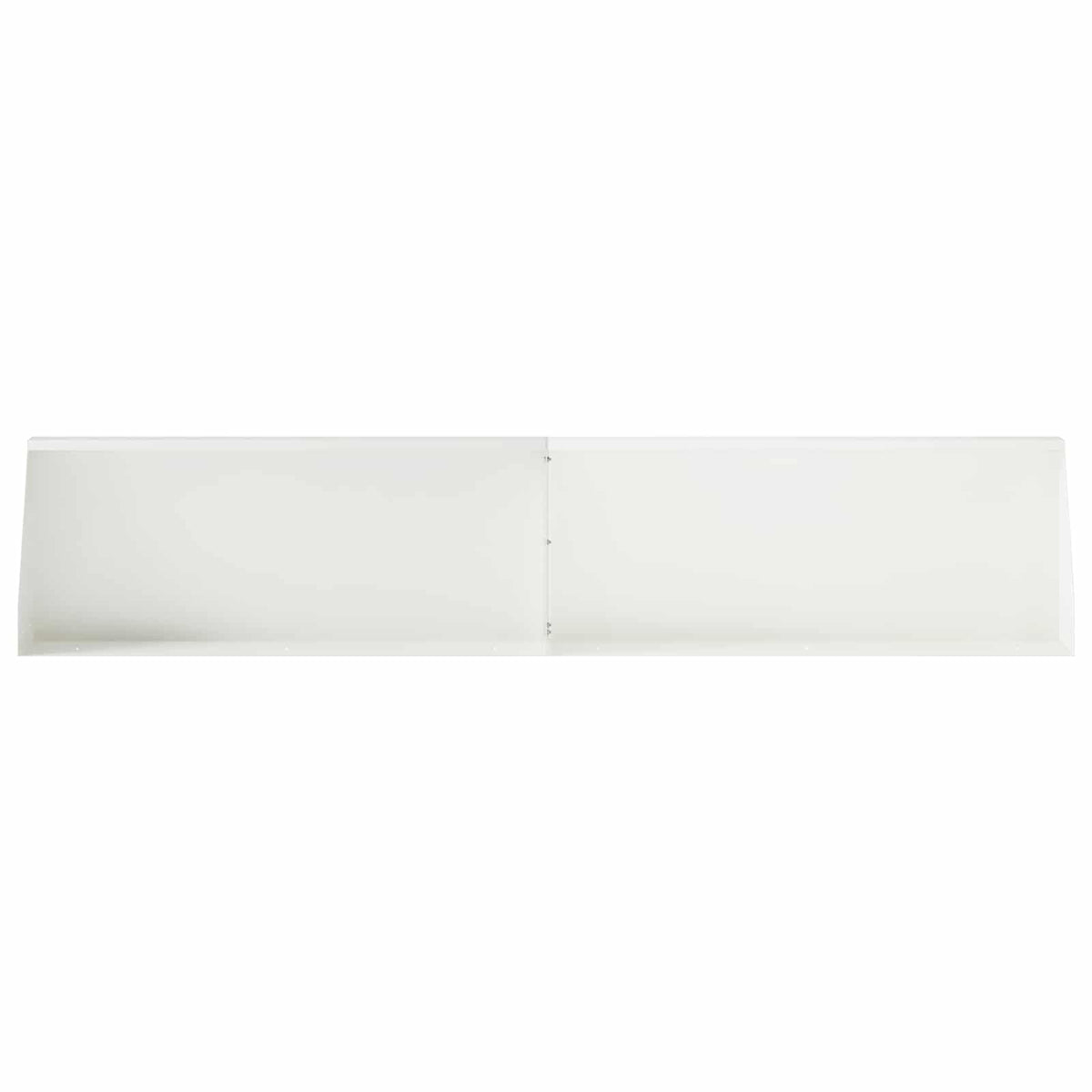 Retaining Wall 6 pcs 100 x 12 x 30 cm Steel White