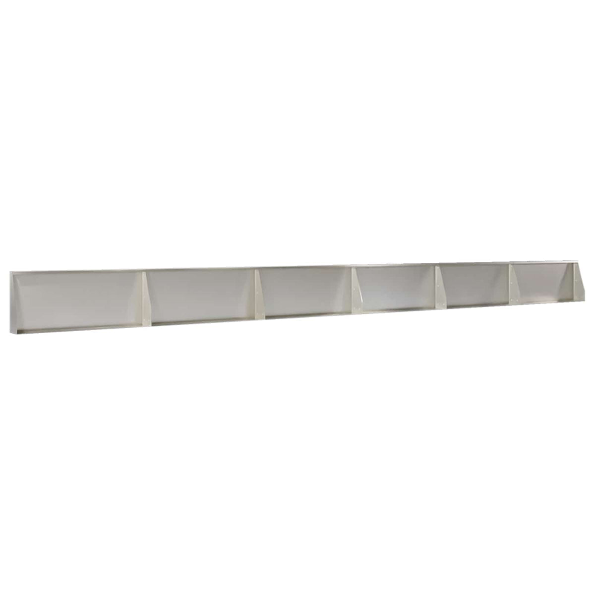 Retaining Wall 6 pcs 100 x 12 x 30 cm Stainless Steel Silver