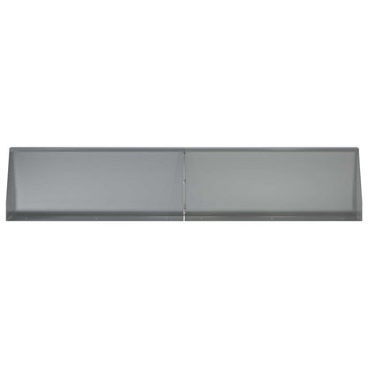 Retaining Wall 6 pcs 100 x 12 x 30 cm Galvanised Steel Silver