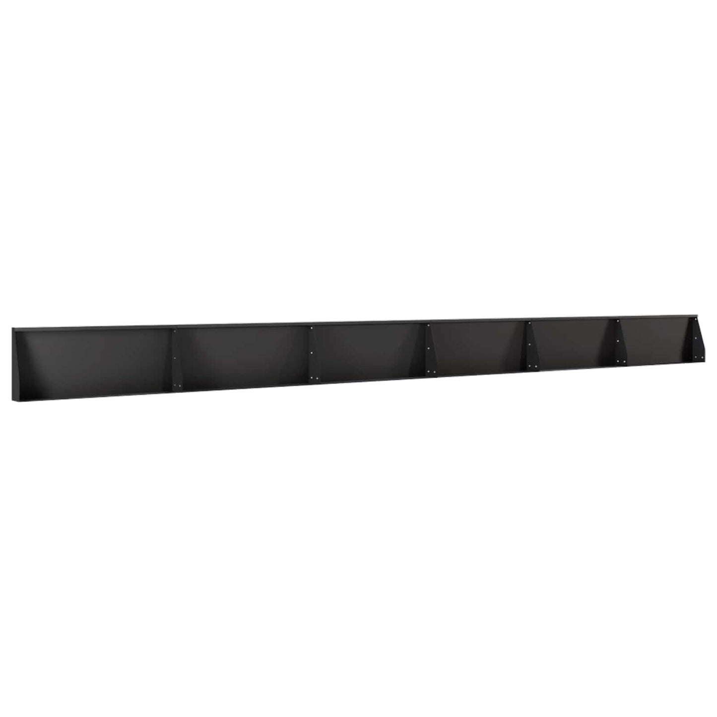 Retaining Wall 6 pcs 100 x 12 x 40 cm Steel Black