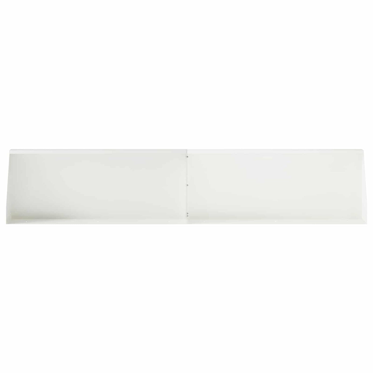 Retaining Wall 6 pcs 100 x 12 x 40 cm Steel White