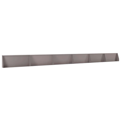 Retaining Wall 6 pcs 100 x 12 x 40 cm Weathering Steel Rusty