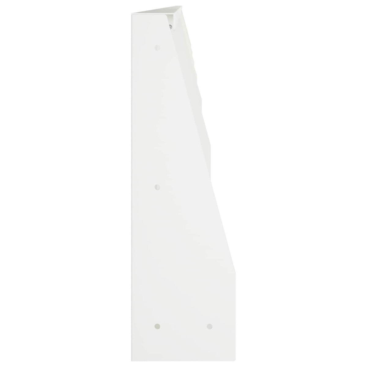 Retaining Wall 6 pcs 100 x 12 x 50 cm Steel White