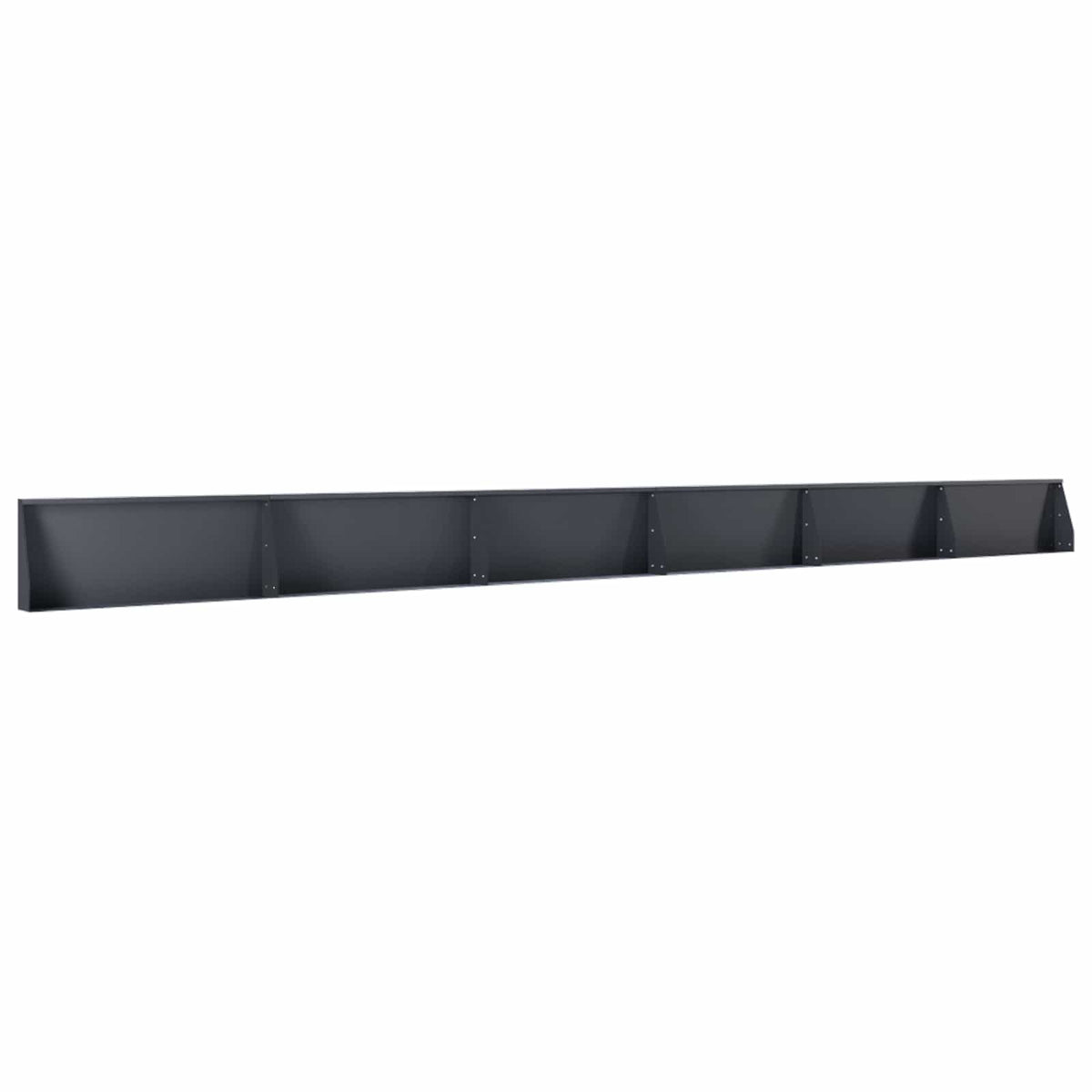 Retaining Wall 6 pcs 100 x 12 x 50 cm Steel Anthracite