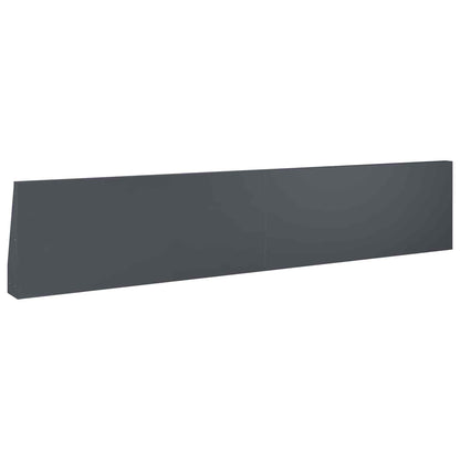 Retaining Wall 6 pcs 100 x 12 x 50 cm Steel Anthracite