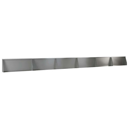 Retaining Wall 6 pcs 100 x 12 x 50 cm Galvanised Steel Silver