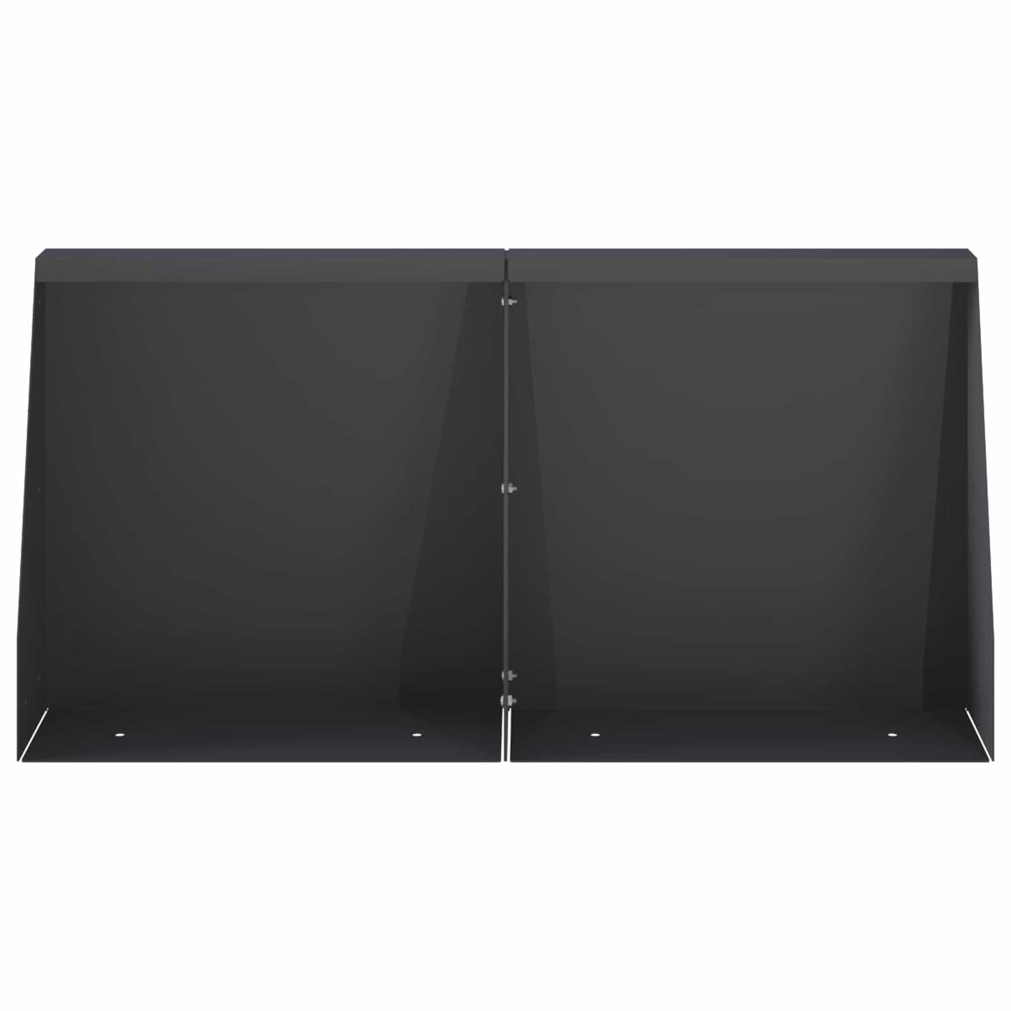 Retaining Wall 6 pcs 40 x 12 x 40 cm Steel Black