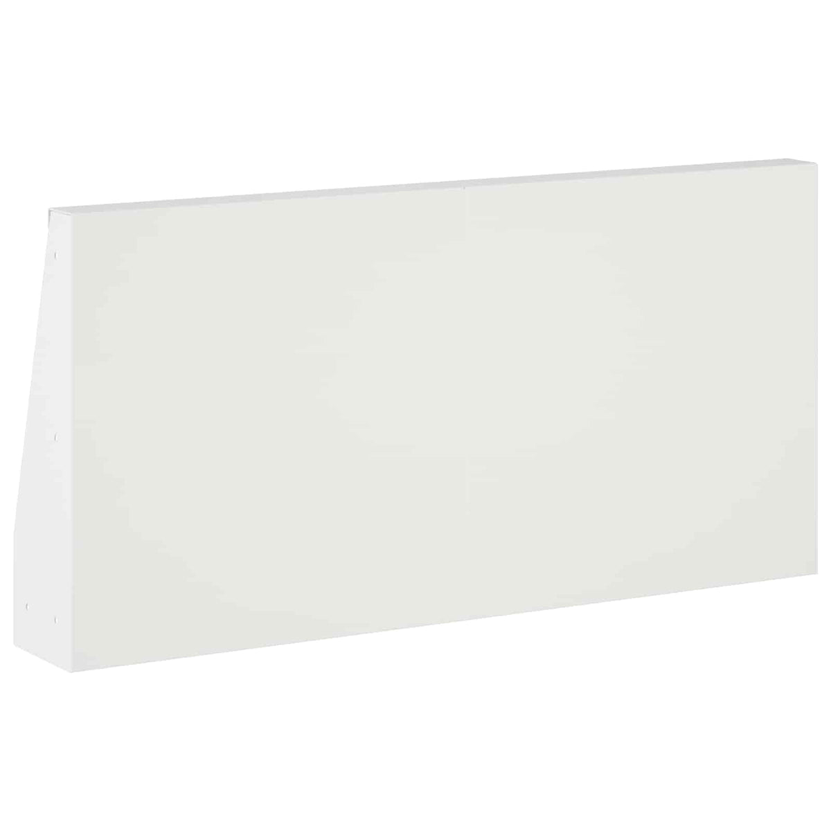 Retaining Wall 6 pcs 40 x 12 x 40 cm Steel White