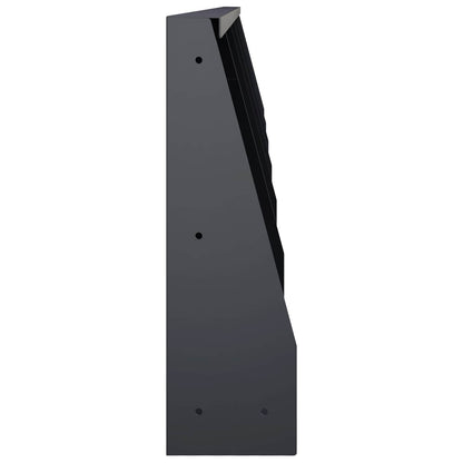 Retaining Wall 6 pcs 40 x 12 x 40 cm Steel Anthracite