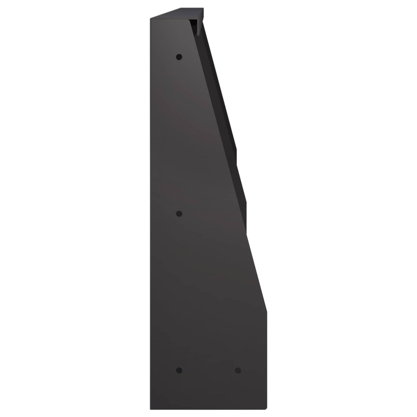 Retaining Wall 6 pcs 60 x 12 x 30 cm Steel Black