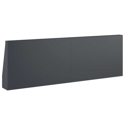 Retaining Wall 6 pcs 60 x 12 x 30 cm Steel Anthracite