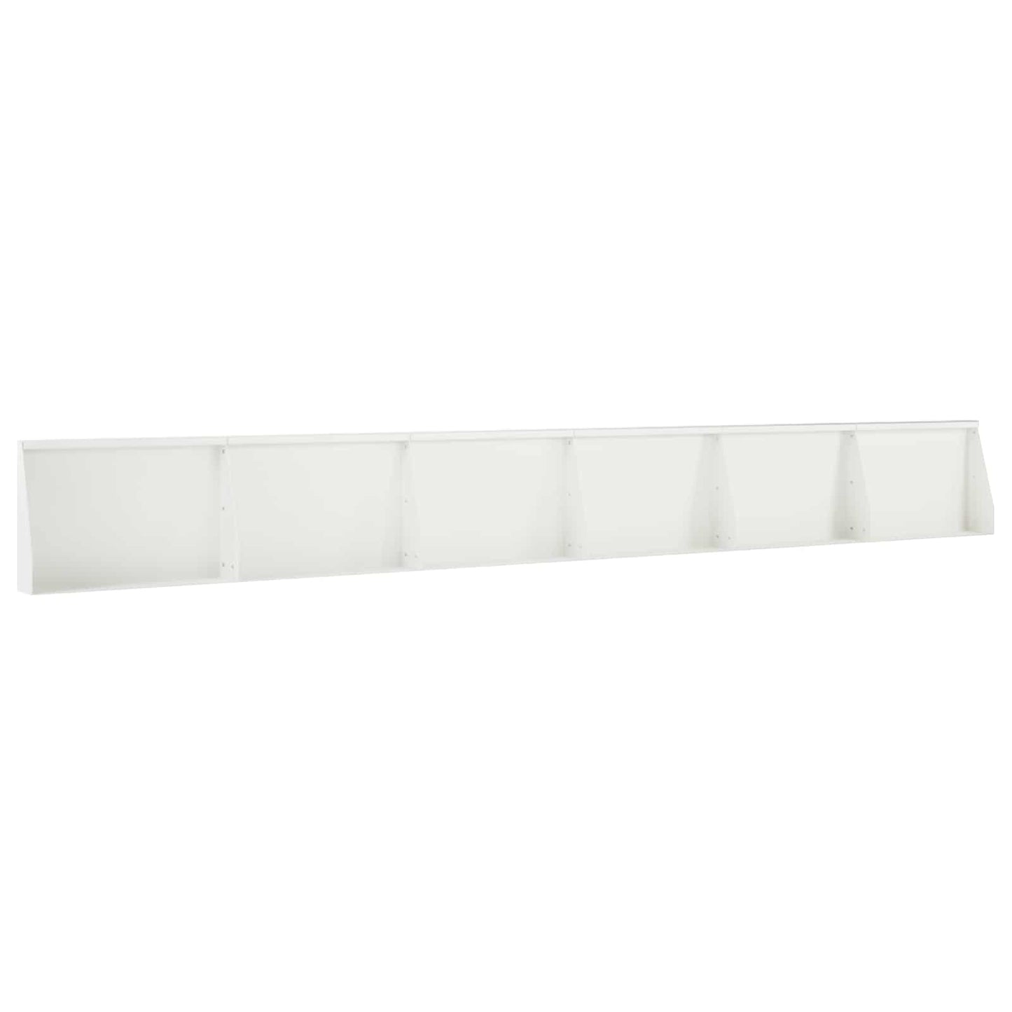 Retaining Wall 6 pcs 60 x 12 x 40 cm Steel White